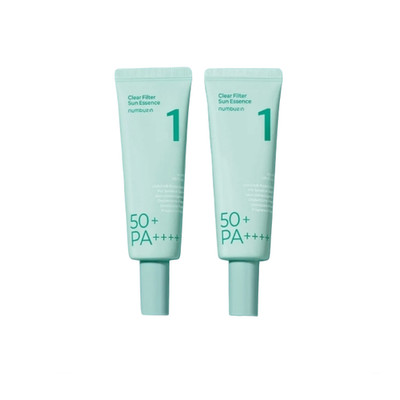 numbuzin No. 1 Clear Filter Sun Essence SPF50+ PA++++ 50mL + 50mL Duo Set