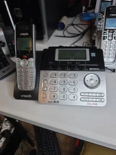 VTech DS6151 2-Line Expandable Phone Set  ONE PHONE AND BASE ONLY TESTED & WORKS
