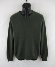 QUINCE Men's 100 Cashmere V-Neck Pullover Sweater Size L CK516