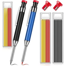 Practical Carpenter Pencil Pencil Woodworking Carpenter With Refill Leads