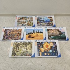 Ravensburger jigsaw puzzles LOT of 7 - 2000, 3000,  5000 piece