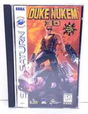 Duke Nukem 3D CIB W/ Manual Dust Jacket - Sega Saturn  Tested
