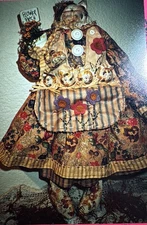 1990s Heartwarmers Doll Pattern “ABIGALE” 18” Folk Art Cat Doll