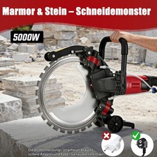 Elektrische Betonschneider 408mm 5000W Schnitttiefe 300mm f. Granit Marmor Stein
