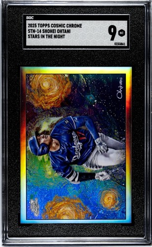 2025 Topps Cosmic Chrome - Stars in the Night Shohei Ohtani #STN-14 SGC 9 POP  1