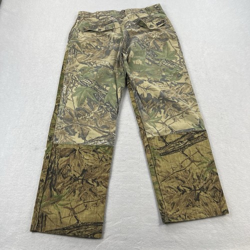 Vintage Rattlers Brand Hunting Pants Men’s 32x30 Realtree Camo Canvas Legs Flaw* - Picture 9 of 12