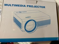 Multimedia Projector V6 5G WiFi Bluetooth Projector with 120 inch screen