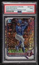 2022 Bowman Chrome Prospects Speckle Refractor /299 Danyer Cueva PSA 9 MINT 0zg8