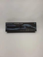 Bio Ionic Long Barrel Styler 1.25" Pro Curling Iron Black
