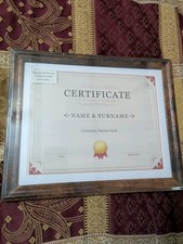 Certificate Frame 8.5x11