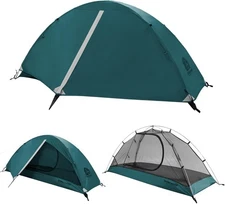 1/2 Person Backpacking Tent for Camping - Ultralight & Waterproof Outdoor Campin