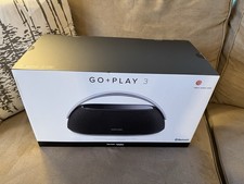 Harman Kardon Go  Play 3 Portable Bluetooth Speaker, Black SEALED NEW 