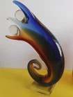 Amazing Murano Glass Tango Alto Lovers Sculpture Calcedonia 12.75" Tall