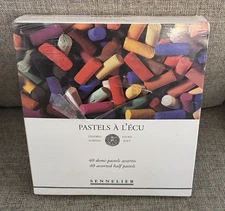 Sennelier Paris Extra Soft Pastels 40 Half Sticks Assorted Colors A L'Ecu