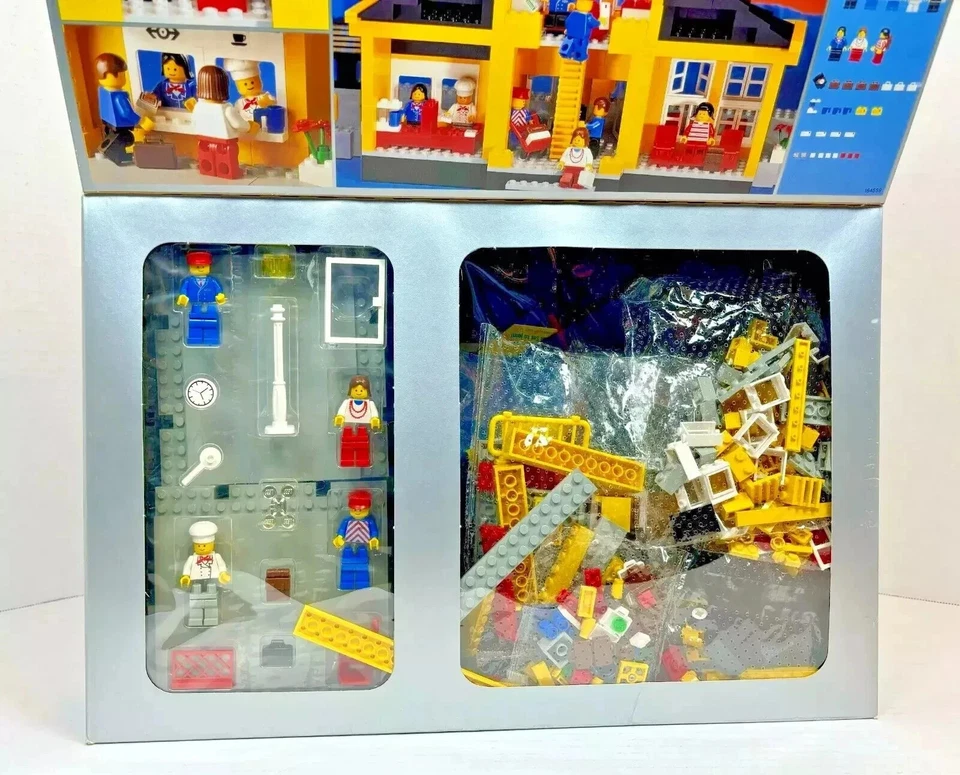 (4554) Sistema LEGO: Estação de Metrô Trem 9V Novo Selado Aposentado 1991 Vintage Raro - Imagem 3 de 4