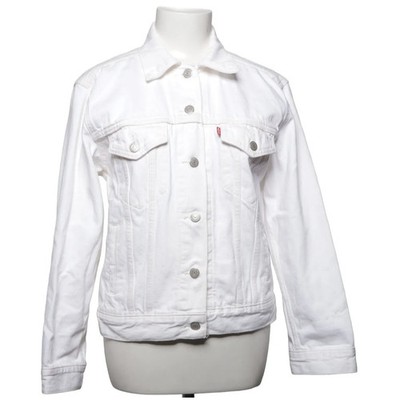 Levi's Premium, Jeansjacke, Damen, Größe: S, Weiß, Baumwolle, Einfarbig #RvE