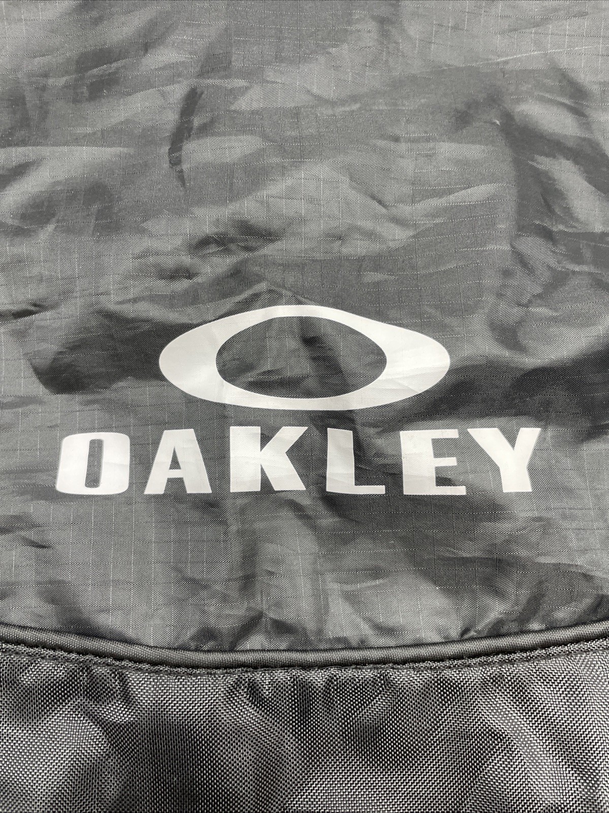 Large Black Oakley Drawstring Bag Backpack Cinch … - image 3