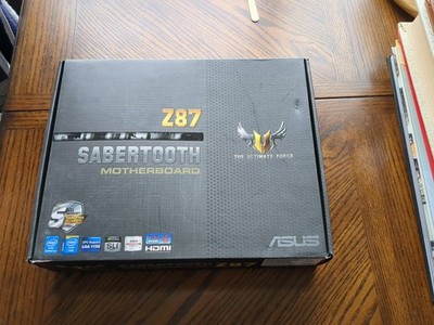 ASUS Sabertooth Z87 - BRAND NEW/OPEN BOX - Never Used - Mint  - LGA 1150