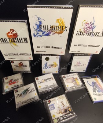 Final Fantasy Reihe/Sammlung (VI, VII, VIII, IX, X, X-2, Origins, Spieleberater 