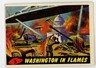 1962 Topps Bubbles Mars Attacks! Washington In Flames #5 1n9