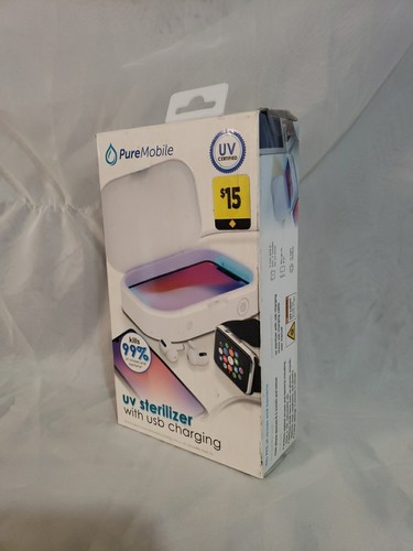 NEW Vivitar PureMobile UV Sterilizer USB Charging Sanitize VPUR1014-WHT - 第 6/6 張圖片