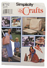 Simplicity 8792 Crafts Multi-Item Pattern One Size 1990s Vintage