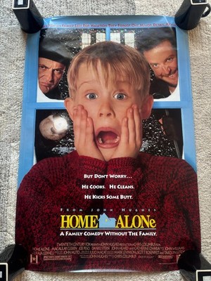 Home Alone 1990 Original DS 27x40 Poster Macaulay Culkin Joe Pesci Christmas