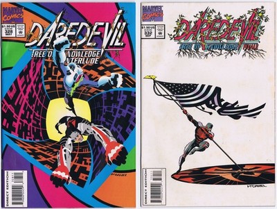 DAREDEVIL # 328, 332 US Marvel Comics 1994