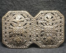 XC19173 VERY COOL VINTAGE 1970s  ABSTRACT ARTWORK  UNISEX FASHION BELT BUCKLE