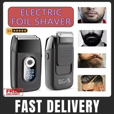 Electric Razor for Men Close Shave Foil Shavers Cordless 3-Speed Face Beard