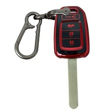 for Honda Key Fob Shell Keyless Entry Systems Fit for Honda Accord Black-Red