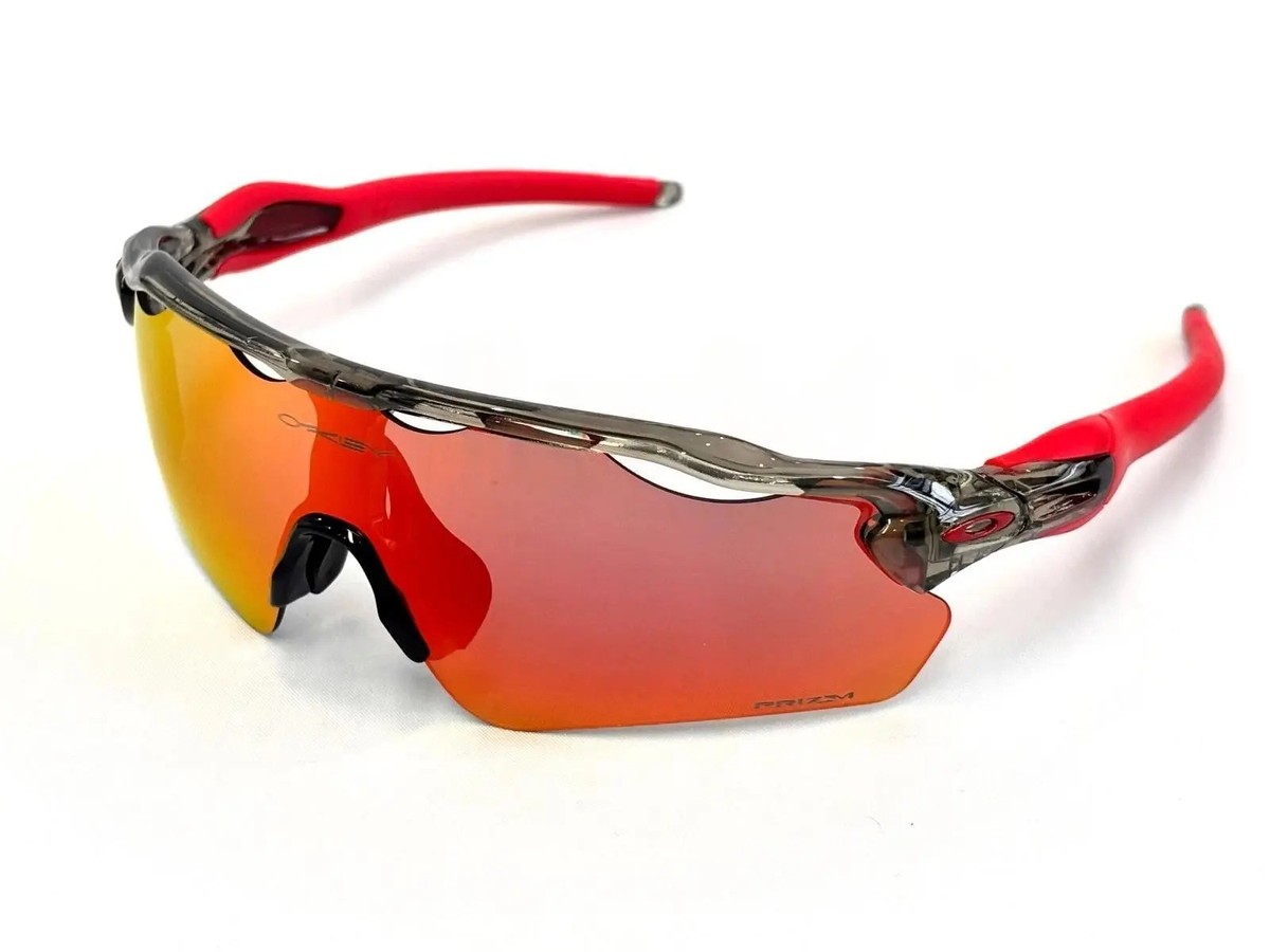 Oakley Radar EV Path Sunglasses Transparent Grey/Orange Prizm