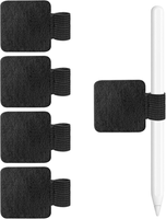 Stiftschlaufe Selbstklebend, 5 StüCk Schwarz, Pen Holder FüR Tagebuch, Pencil Ha