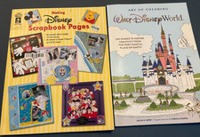 MAKING DISNEY SCRAPBOOK PAGES  ART OF COLORING DISNEY WORLD -LOOK 