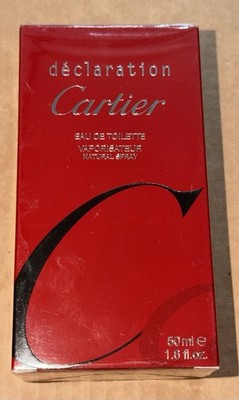 Declaration Cartier For Men 1.6 oz Eau de Toilette Spray NIB - Made in France
