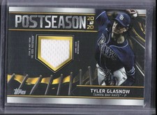 2021 Topps #PPR-TG Tyler Glasnow Postseason Performance Relics SGC 2 #/99