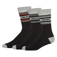 Image of DKNY Mens 3 Pack Gift Socks Elmwood Crew Cotton