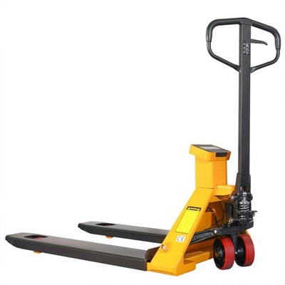 APOLLOLIFT Scale Pallet Jack Truck 5500lb Manual Pallet Jack 6.5'' Lifting Height