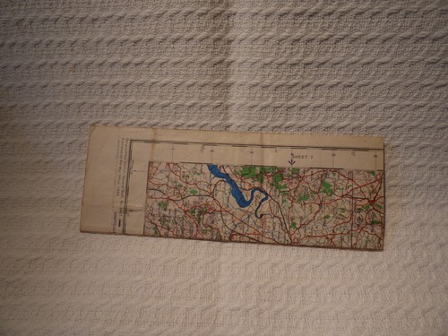 WW2 Royal Air Force RAF OS Map – Midlands England Sheet 8 1944 - Picture 12 of 12