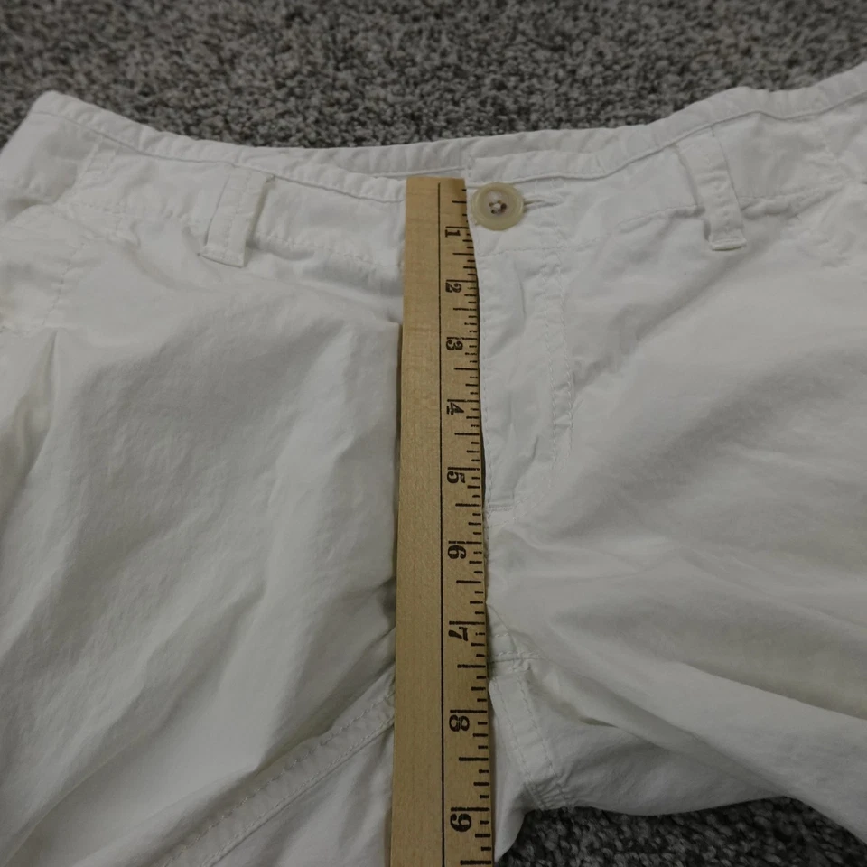 Pantalones Cortos De Colección Banana Republic Para Mujer 4 Blancos Carga Militar tiro bajo Patín Caminata Y2K Foto 4 de 4