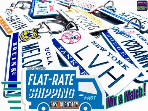 Personalized Milwaukee Brewers Plate Keychain Tag - Any Name - Engraved - MLB - Picture 7 of 7