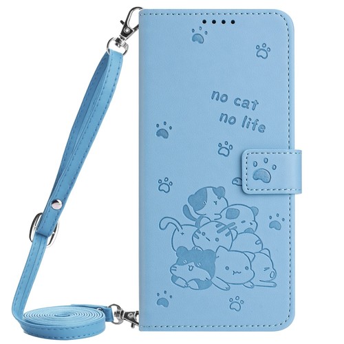 Cute Magnetic Long Strap Wallet Phone Cover For Nokia G10 G20 G30 G22 C12 Pro - Picture 2 of 36
