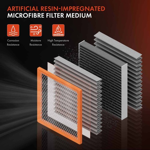 2x Engine Air Filter for Ford F-250 Super Duty F-350 Super Duty 1999 F81Z9601AB - Picture 3 of 10