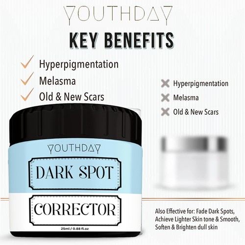 Dark Spot Face Skin Cream Removal Corrector Whittning Brightening Pigmentation - Picture 8 of 10