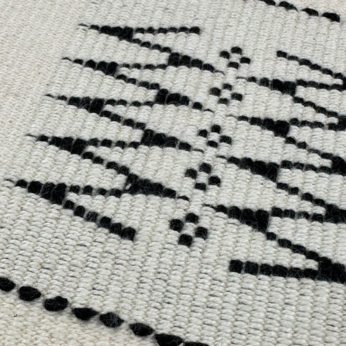 NEW - Heirloom Naga Handmade Pillow Cover Nuetral Kilim Southwest 18x18 - Picture 8 of 16