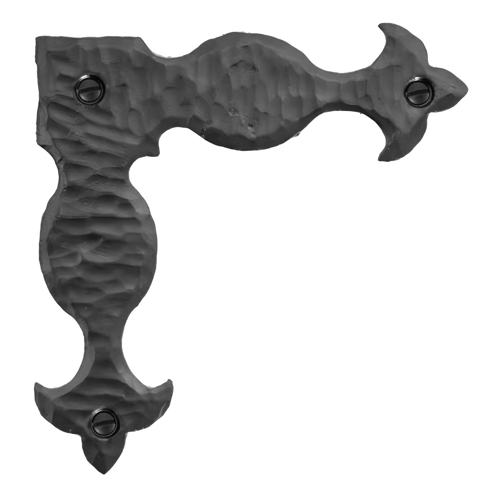2 Pack 8 25 Forged Decorative L Corner Bracket Right Angle Brace For