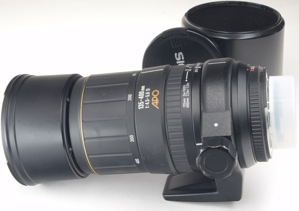 NIKON Sigma 135-400mm APO 4.5-5.6 D + Hood + Case | eBay
