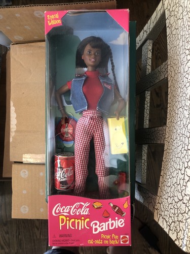 NOUVELLE poupée Barbie vintage Coca Cola Picnic, édition spéciale de collection Mattel 19626 - France