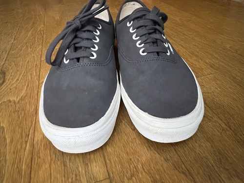 Tenis con cordones de cuero gris peltre VANS para hombre 11 - Imagen 7 de 9