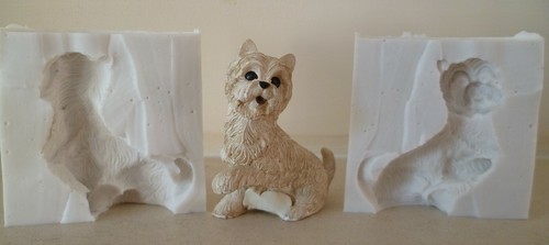 Stampo In Silicone Per Candele 3D A Forma Di Animale - Gatto, Cane